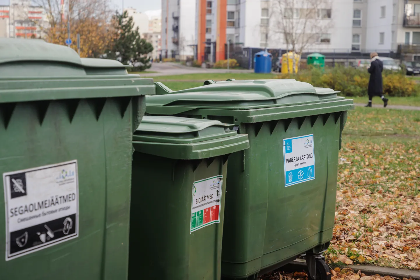 Prügikonteinerid Tallinnas.