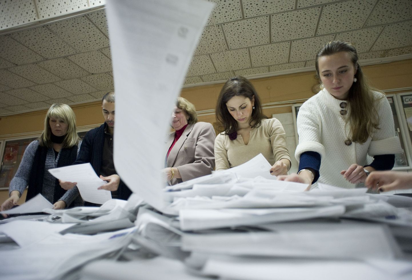 Valimiskomisjoni töötajad Moskvas.