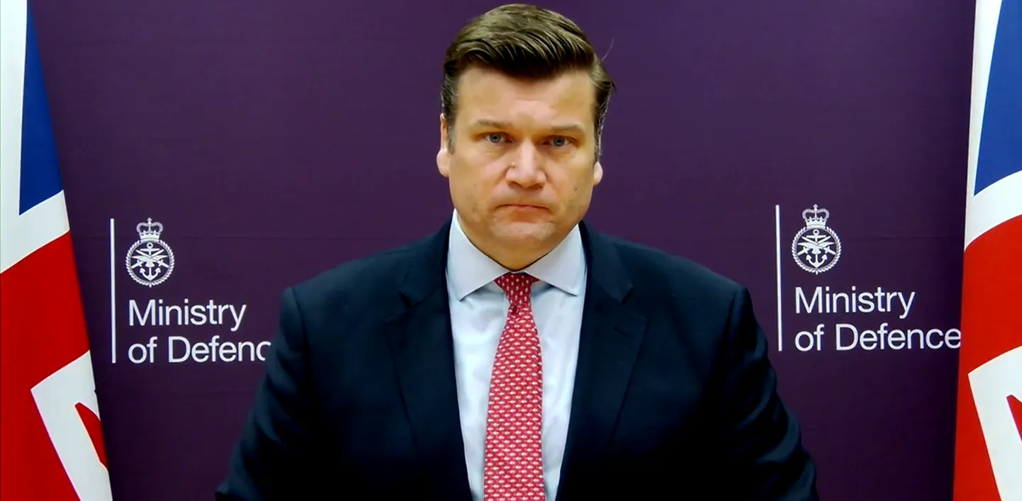 Suurbritannia relvajõudude minister täna Sky Newsile intervjuud andmas.