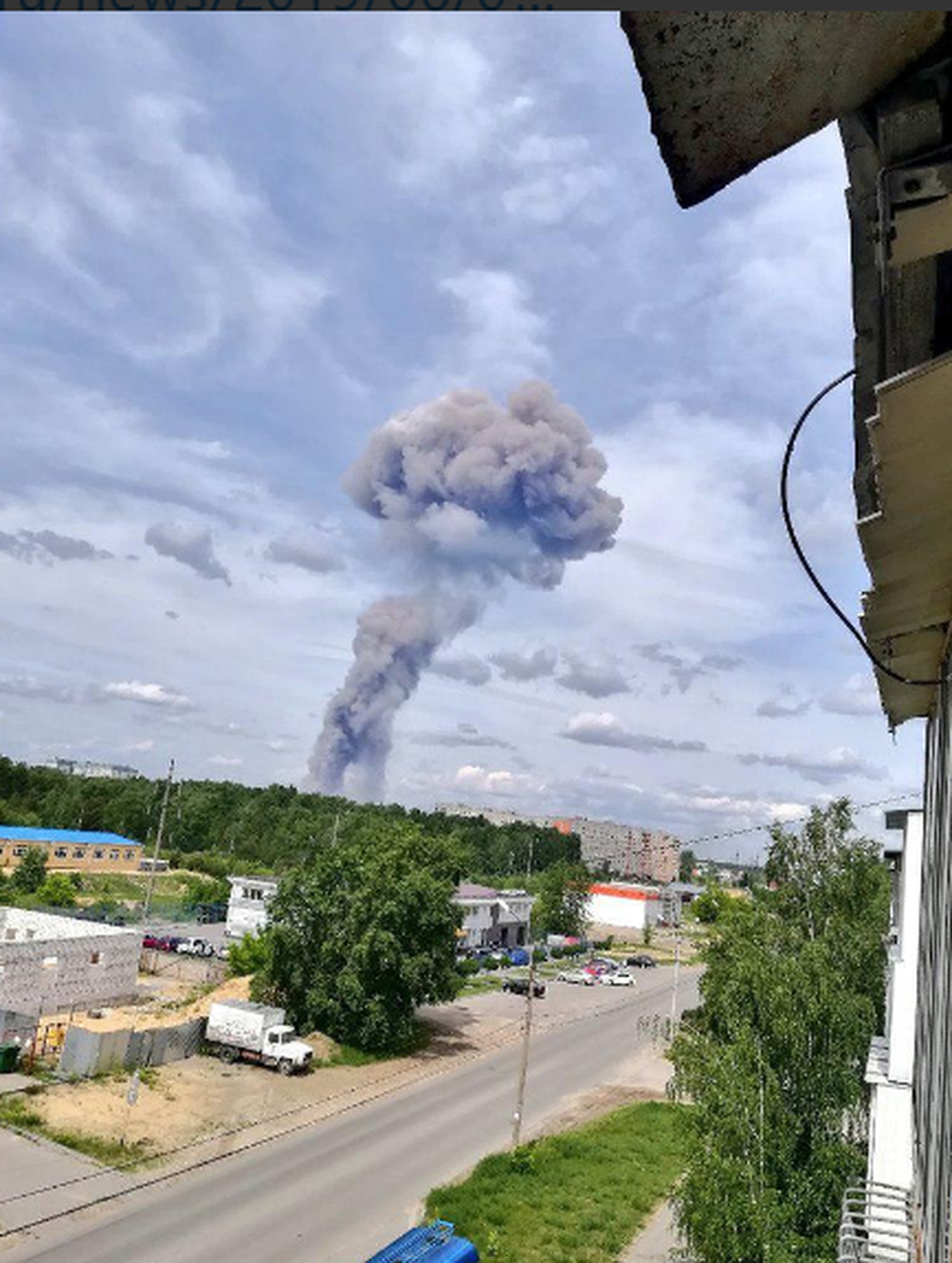 Sprādziens Krievijas rūpnīcā