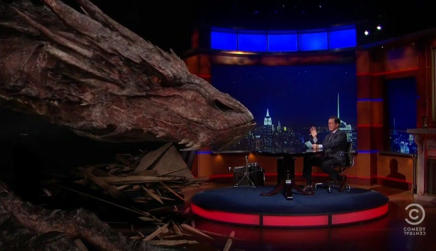 Smaug ja Stephen Colbert