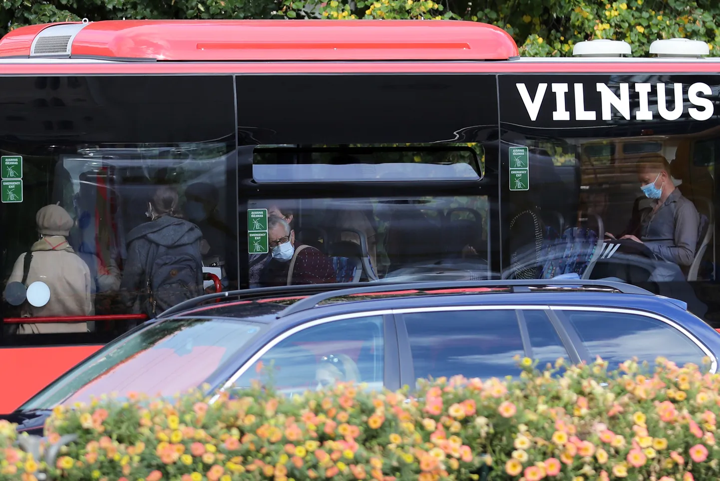 Автобус в Вильнюсе.