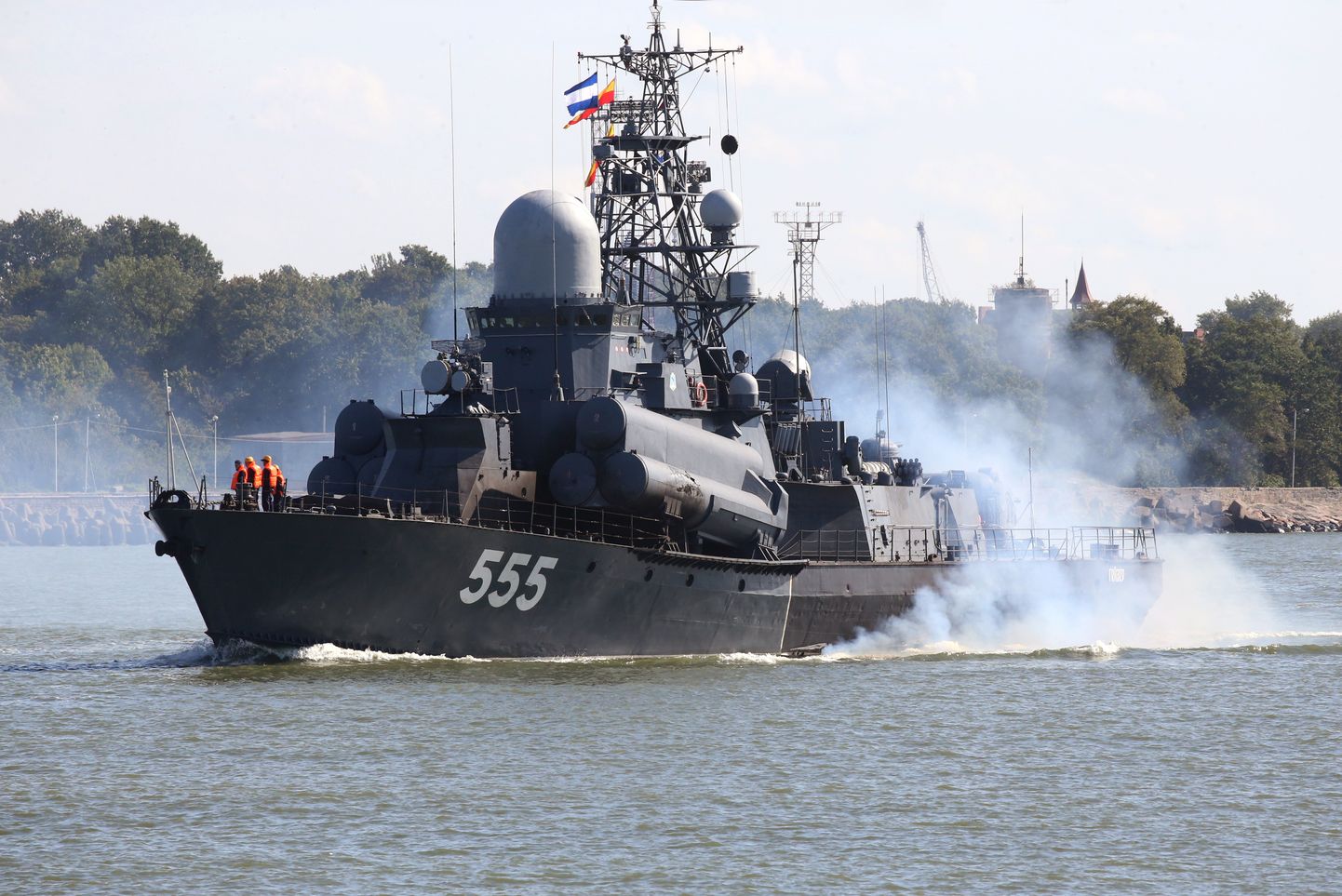 Venemaa Balti laevastiku alus õppusel Zapad.