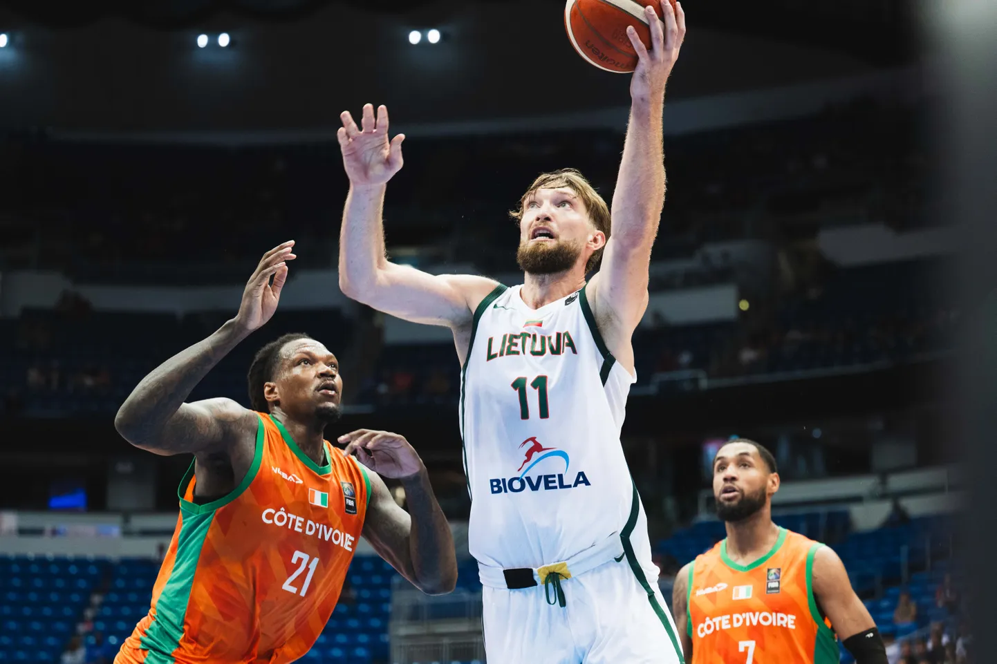 Lietuvas basketbola zvaigzne Domants Sabonis.
