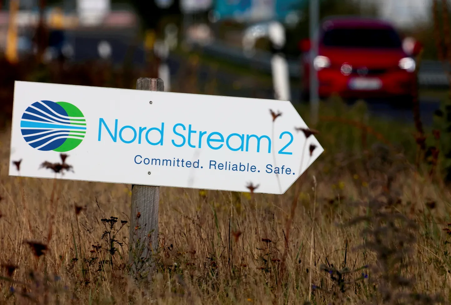 Silt, mis juhatab Nord Streami rajatiseni Lubminis Saksamaal.