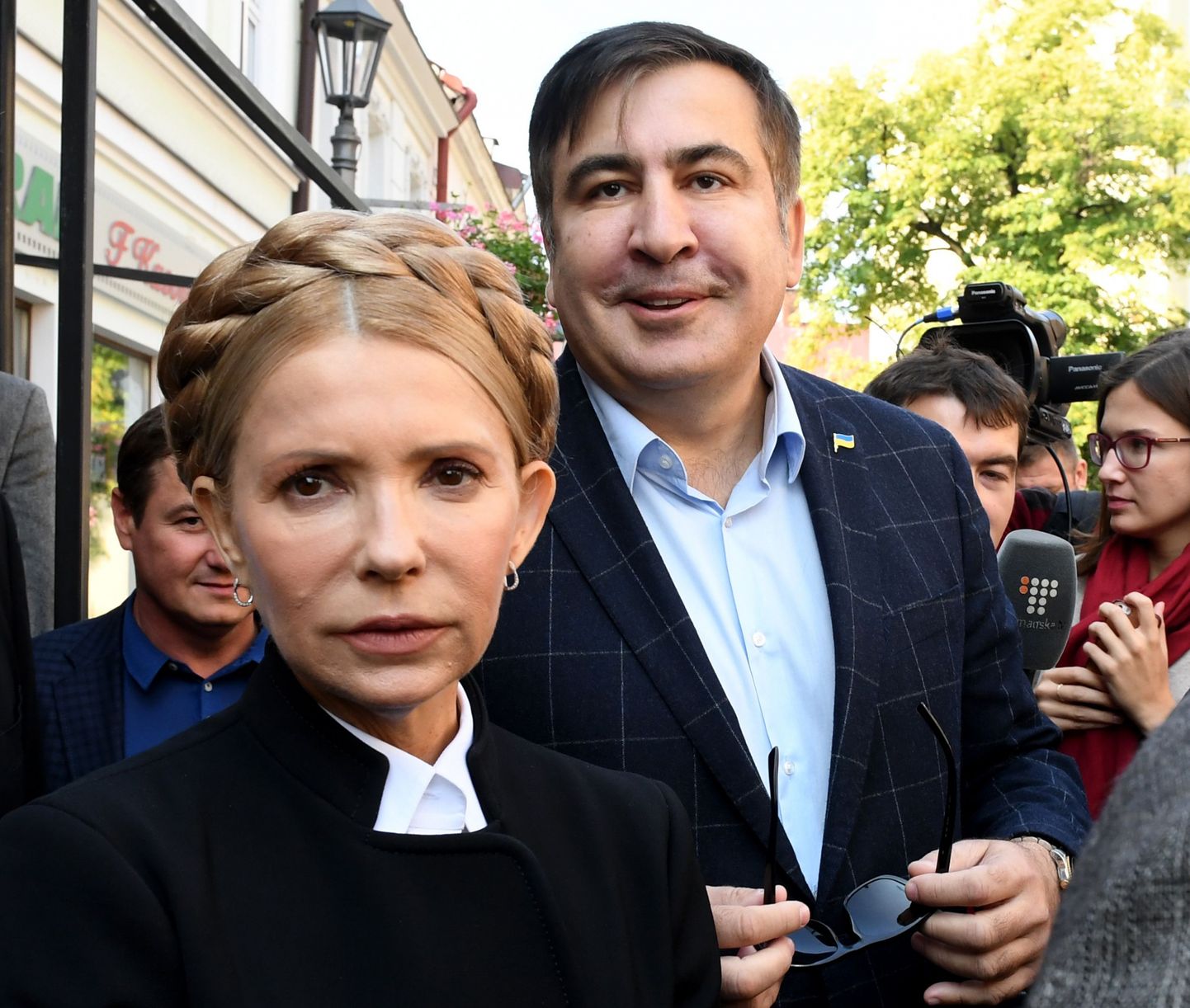 Mihheil Saakašvili ja Julia Tõmošenko.