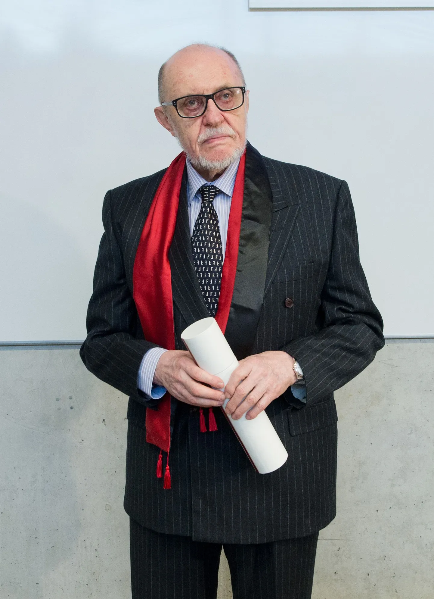 TALLINN, 17.02.2016
Tallinna Ülikooli humanitaarteaduste instituudi (TÜHI) audoktoriks promoveeriti Vene Riikliku Teadusülikooli Kõrgema Majanduskooli professor Boriss Uspenski 
FOTO: MIHKEL MARIPUU/POSTIMEES