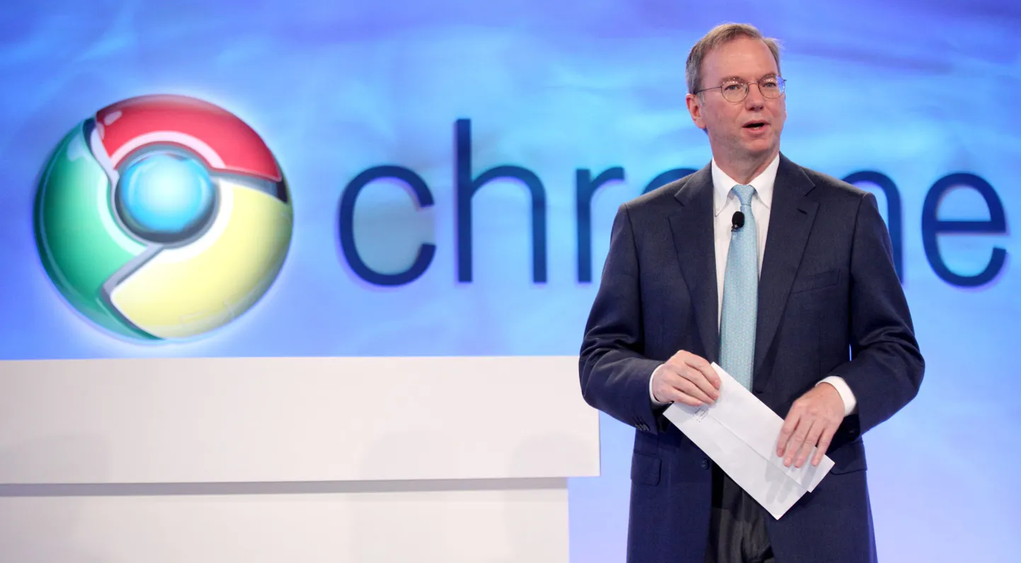 Google'i juht Eric Schmidt.