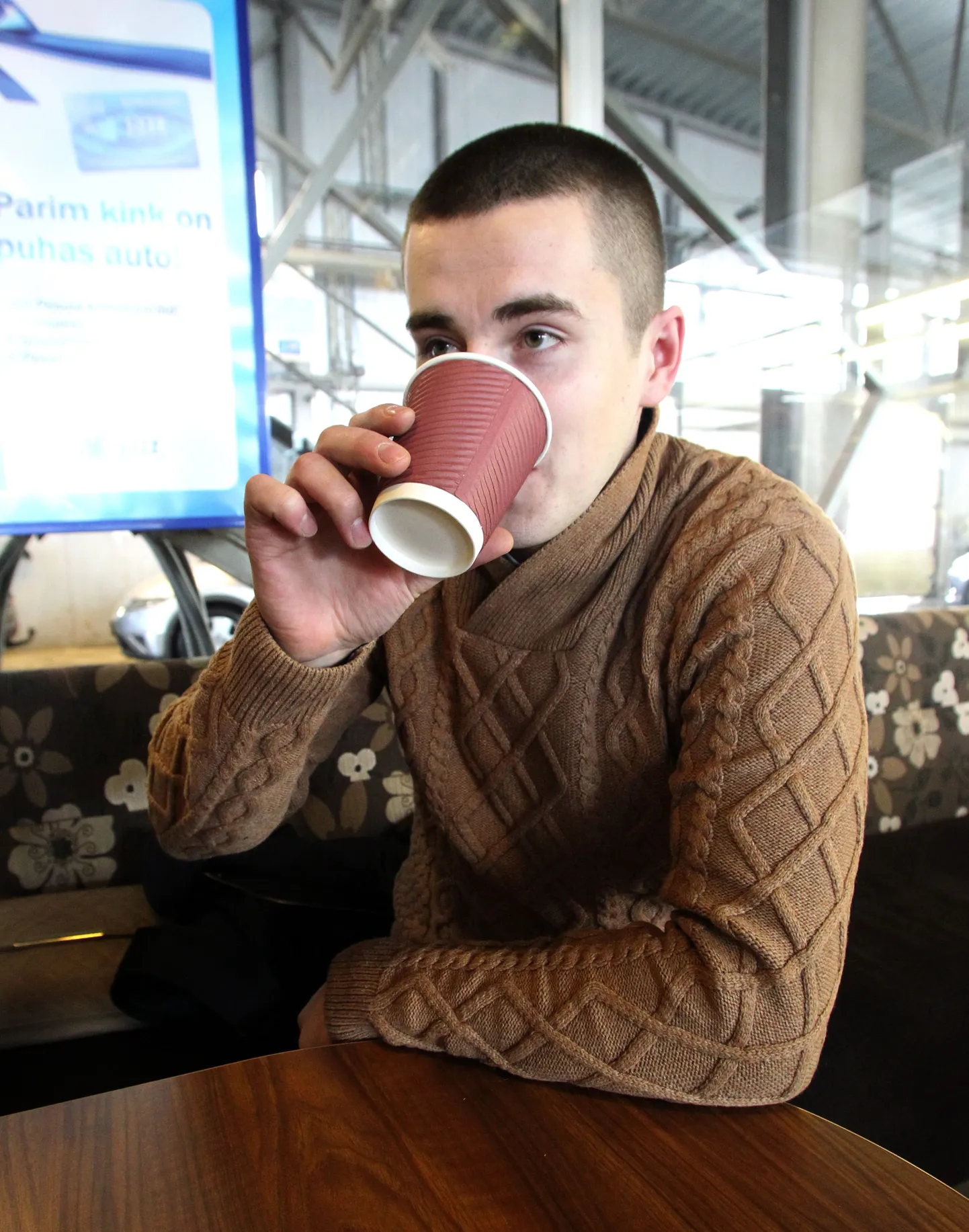 Barista Kalle Kollom.