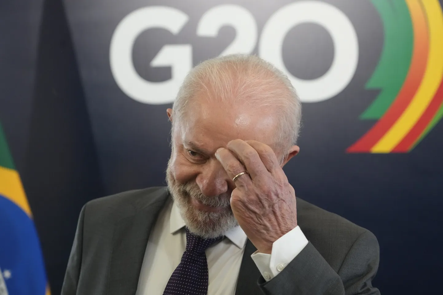 Brasiilia president Luiz Inácio Lula da Silva G20 tippkohtumisel. 17. november 2024.