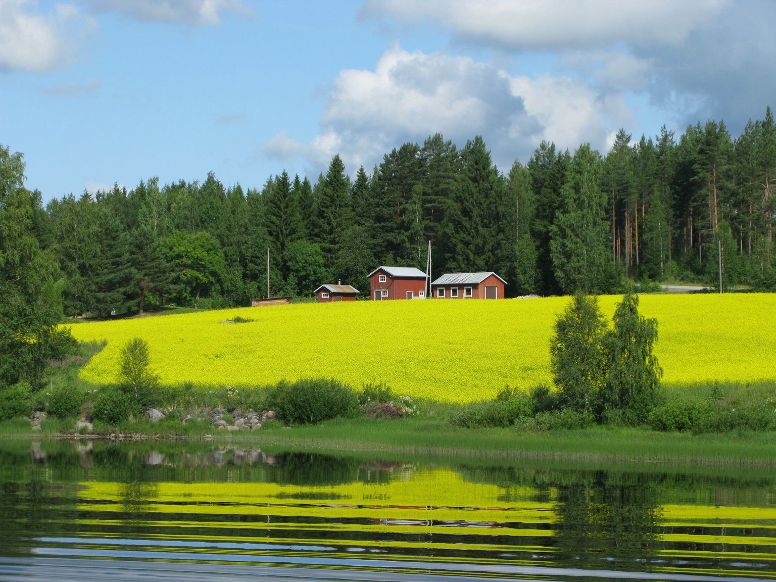 Kaunis maakoht Soomes.