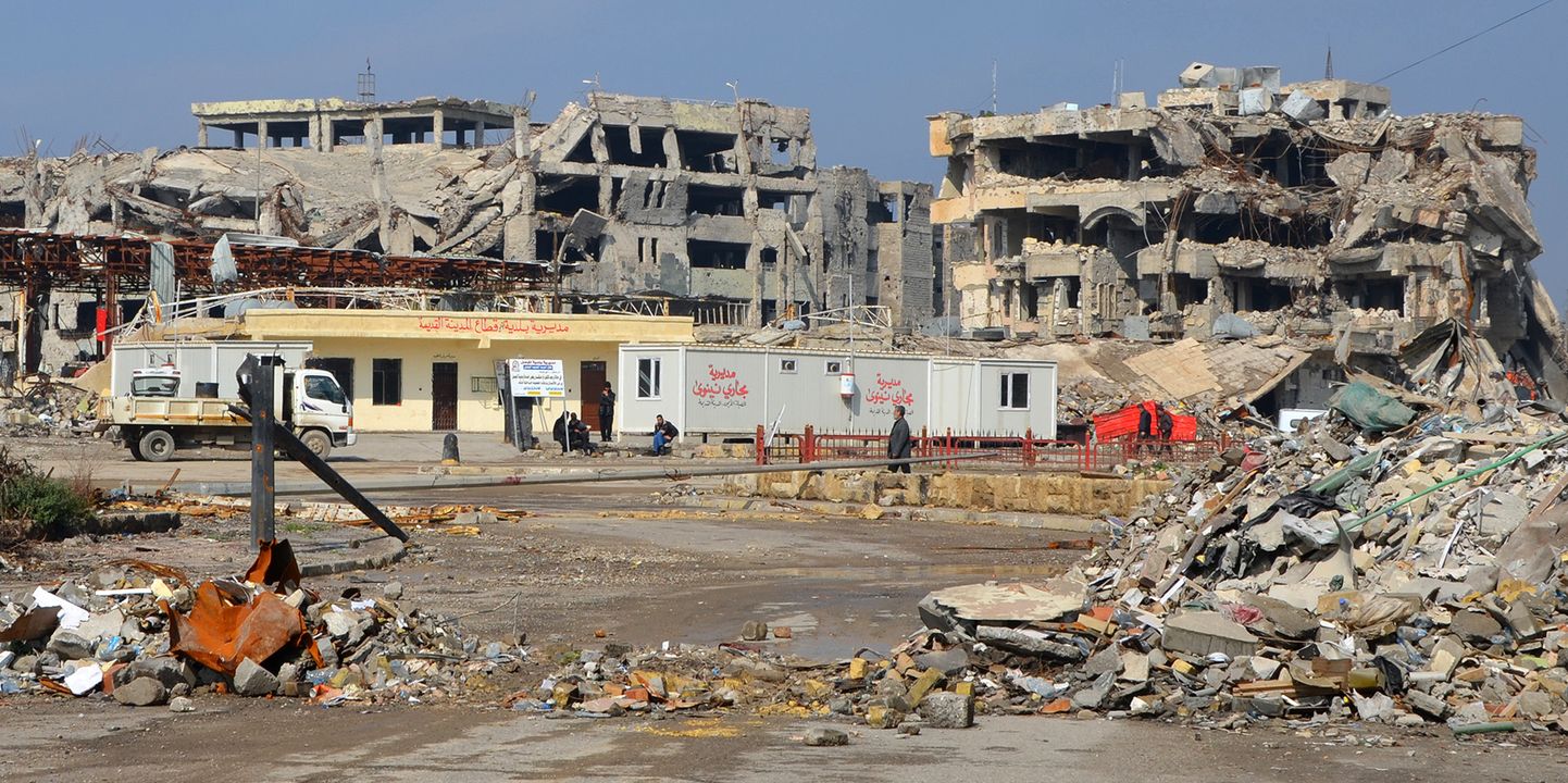 Hävitustöö Iraagi linnas Mosulis.