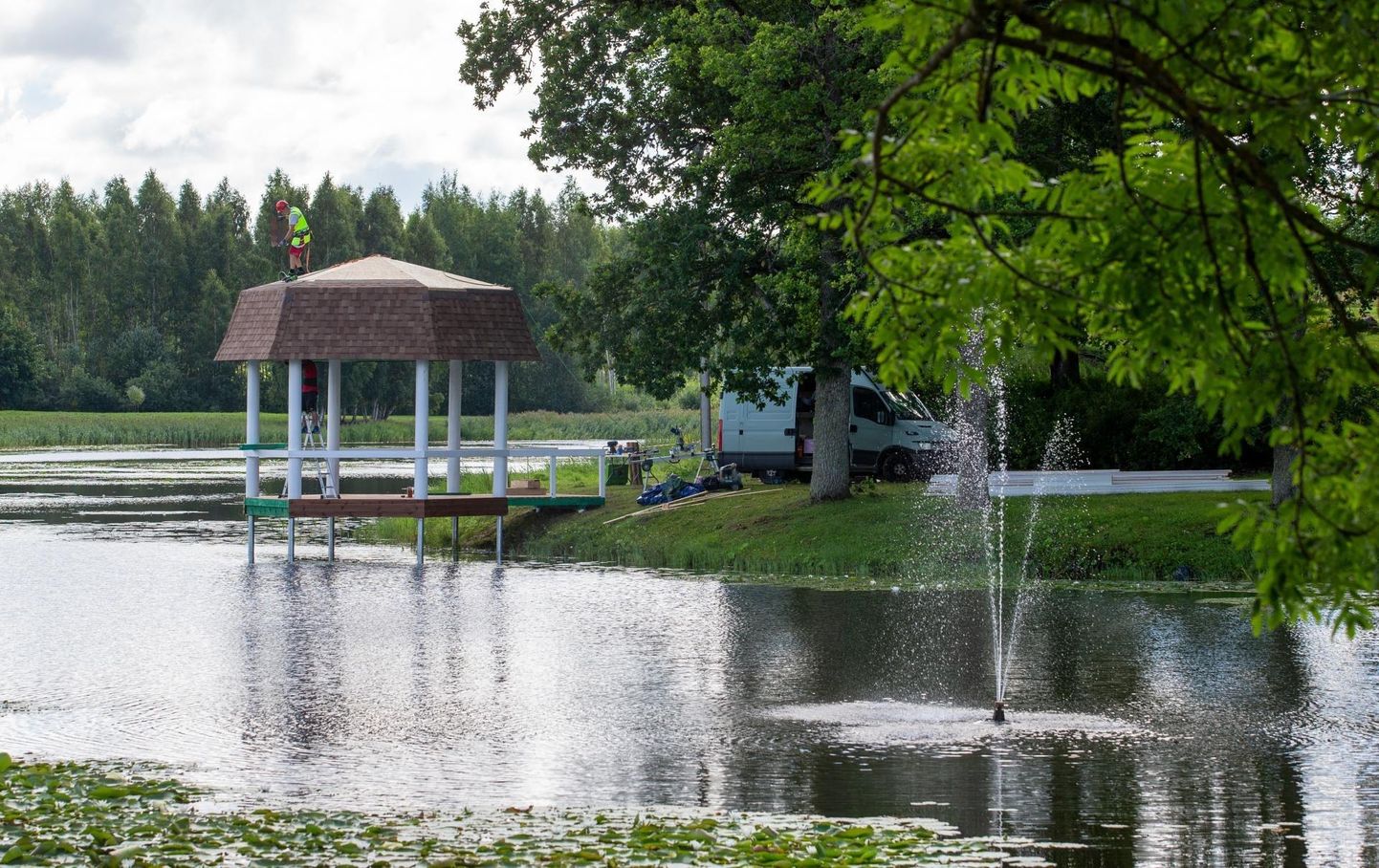 Põhja-Sakala valla kaasava eelarve võitis esimesel korral Suure-Jaani järve purskkaevu ja muusika­paviljoni idee.