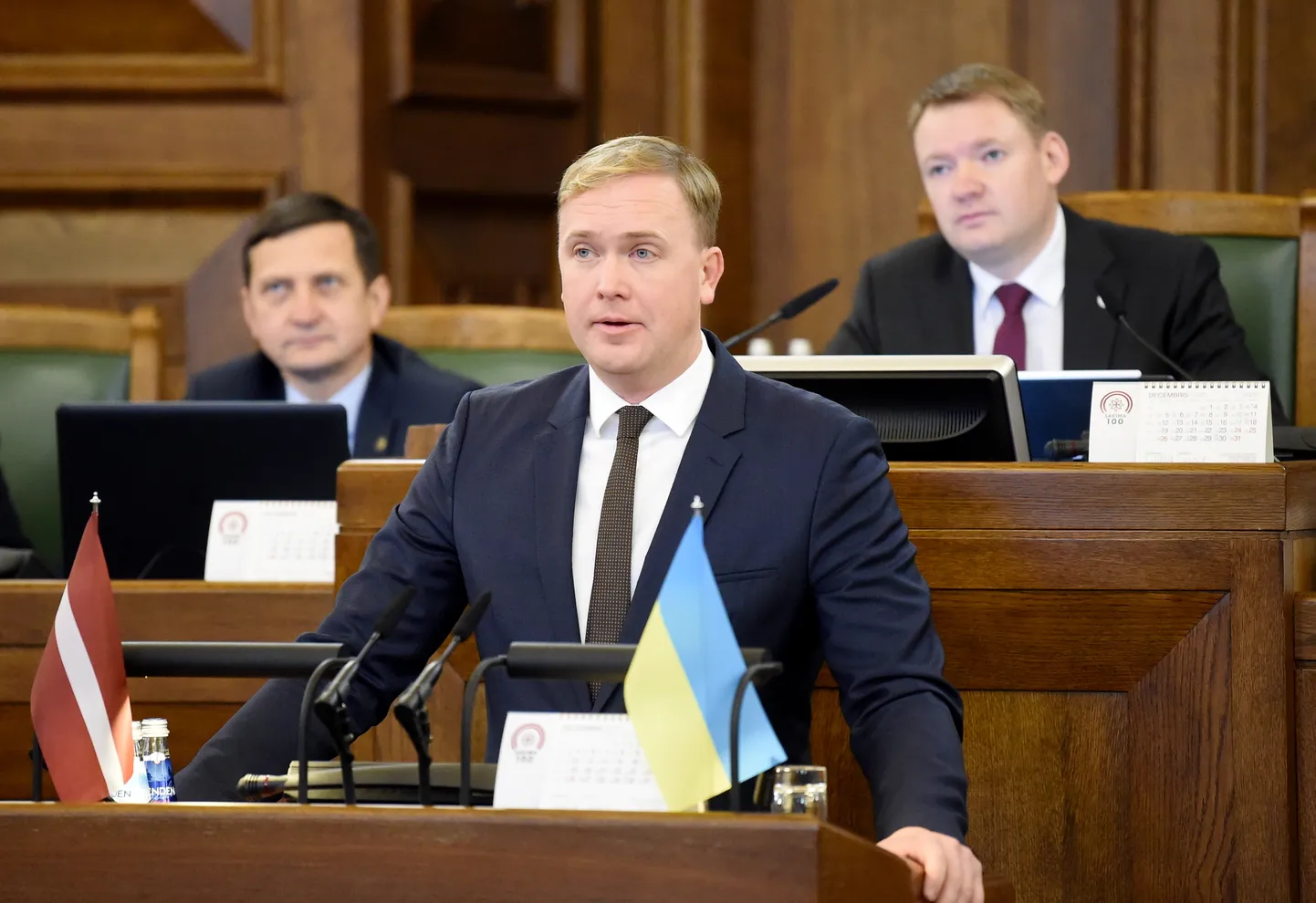 Депутат Союза зеленых и крестьян Виктор Валайнис.