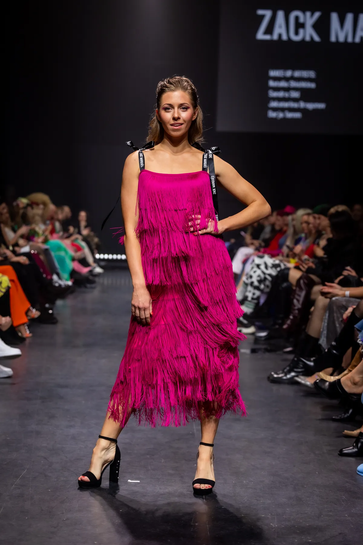 Zack Marques rokkis roosaga täpselt õiges uljuse astmes. Tallinn Fashion Week 2023 kevad, 31.03