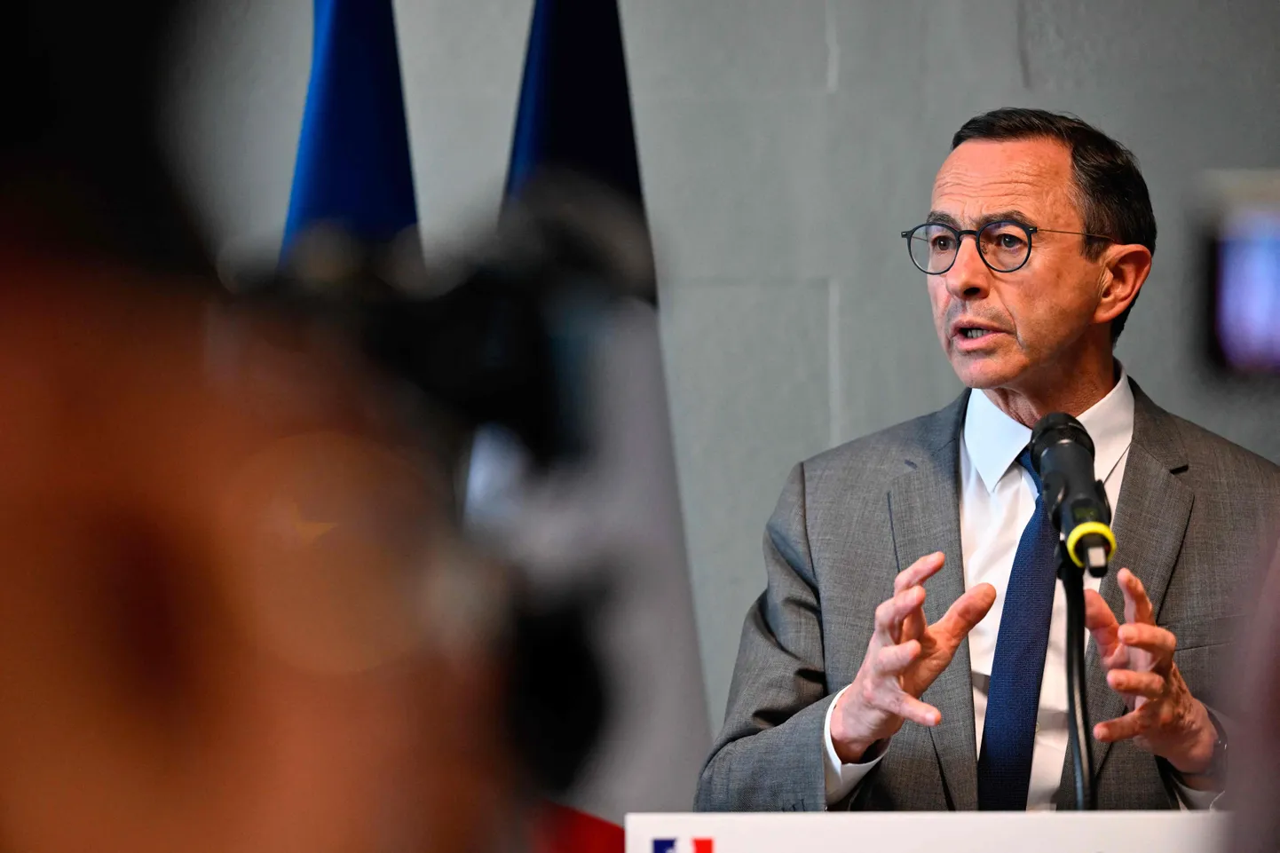 Prantsuse siseminister Bruno Retailleau. Foto ei ole looga otseselt seotud.