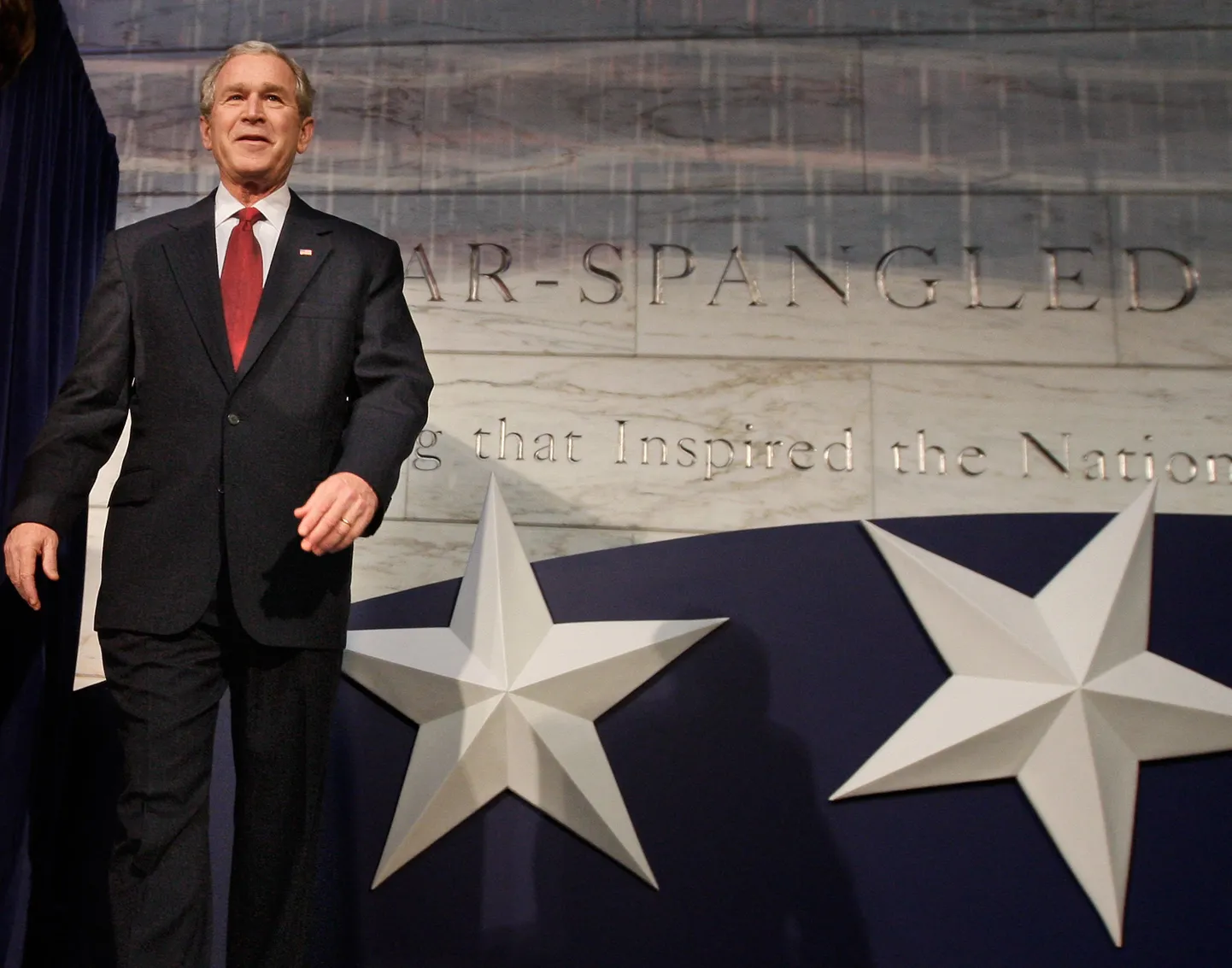 USA president George W. Bush.