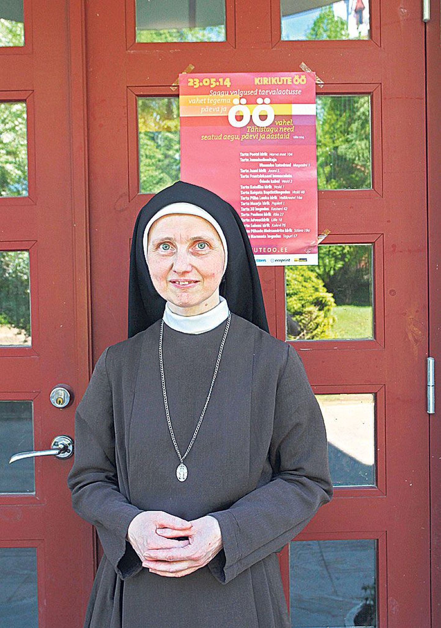Õde Magdalena elab frantsiskaani õdede kloostris  Veski tänaval.