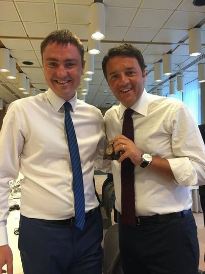 Таави Рыйвас подарил премьер-министру Италии дизайнерские часы