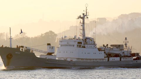 В Балтийском море замечен российский разведывательный корабль