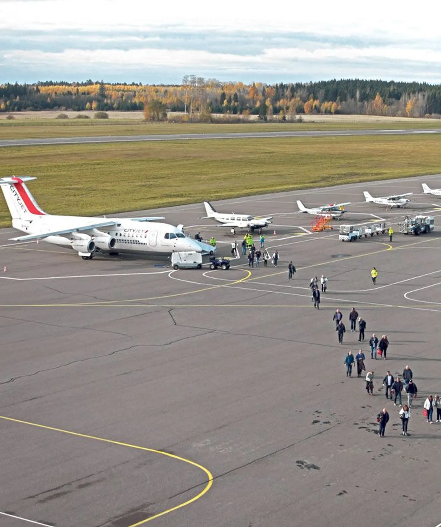 Eile hommikul maandus Ülenurmel lennuk, mille olid Tartusse jõudmiseks endale tellinud AS Kodumaja Norra koostööpartneri, kinnisvarafirma Selvaag Bolig töötajad.