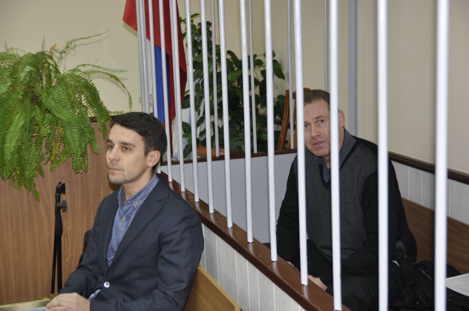 Raivo Susi eelmise aasta detsembris Moskva Lefortovo rajooni kohtus. Toona istus ta sama kohtusaali samas trellidega puuris, kus 20 kuud varem kuulas kohtuniku otsust Eston Kohver.