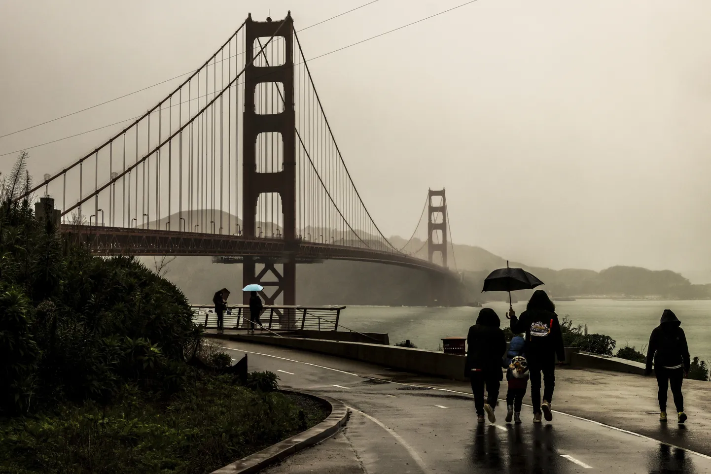 Maailmakuulus Kuldvärava sild San Franciscos.