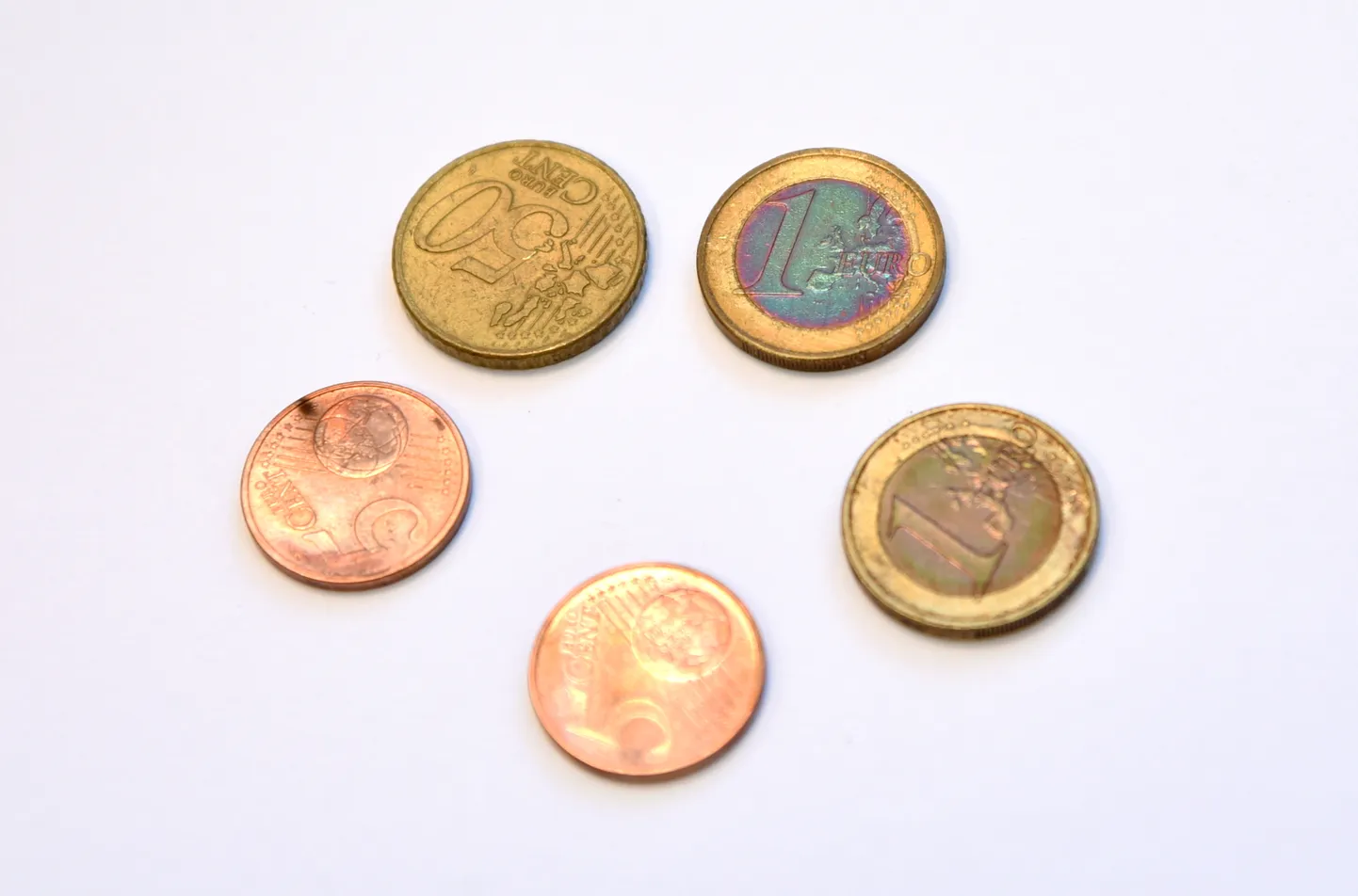 Eiro monētas. Ilustratīvs attēls.