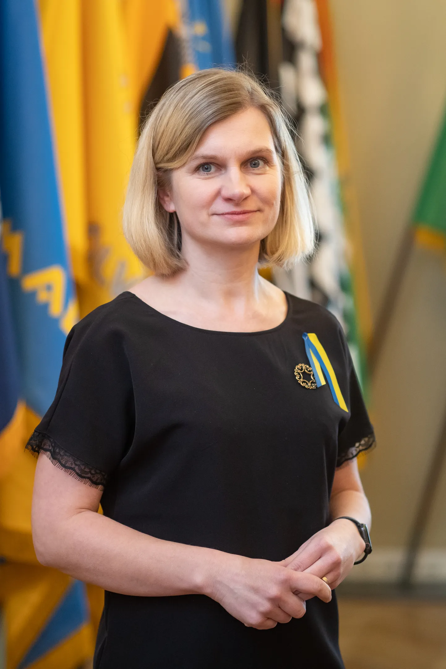31.03.2022. Tallinn. Naiskodukaitse esinaine Airi Tooming. Foto Eero Vabamägi, Postimees