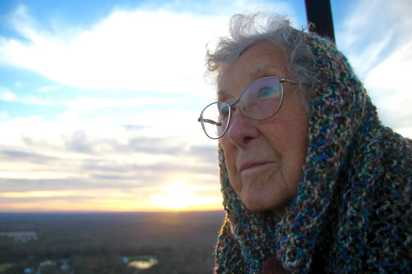Norma kuumaõhupalliga sõitmas