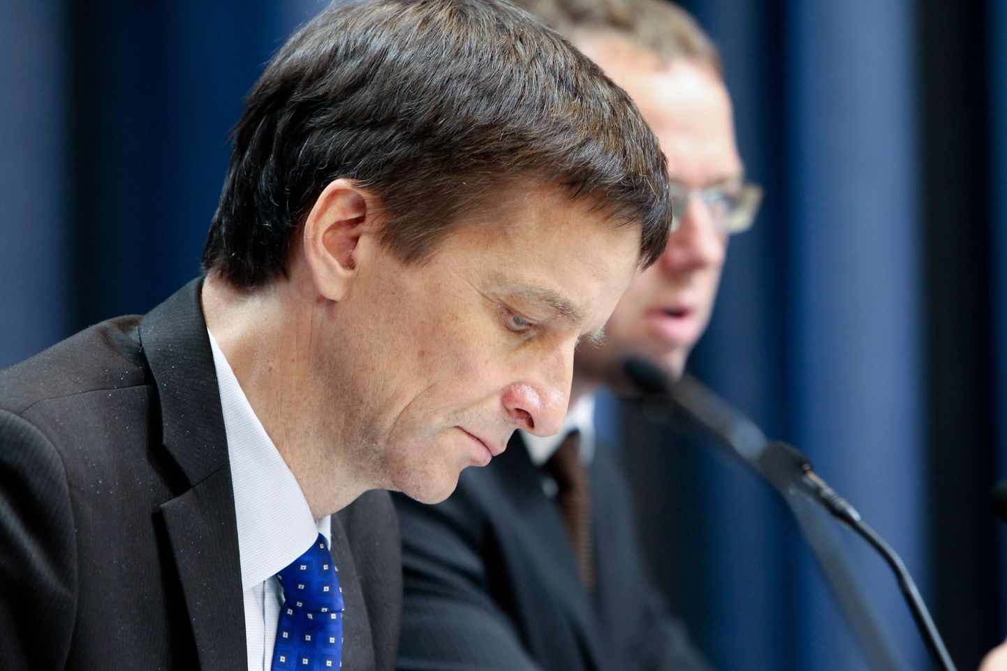 Eesti Panga president Ardo Hansson ja asepresident Ülo Kaasik.