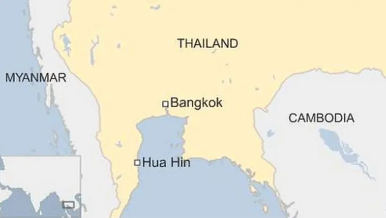 Hua Hin asub pealinn Bangkokist umbes 200 kilomeetrit lõunas.