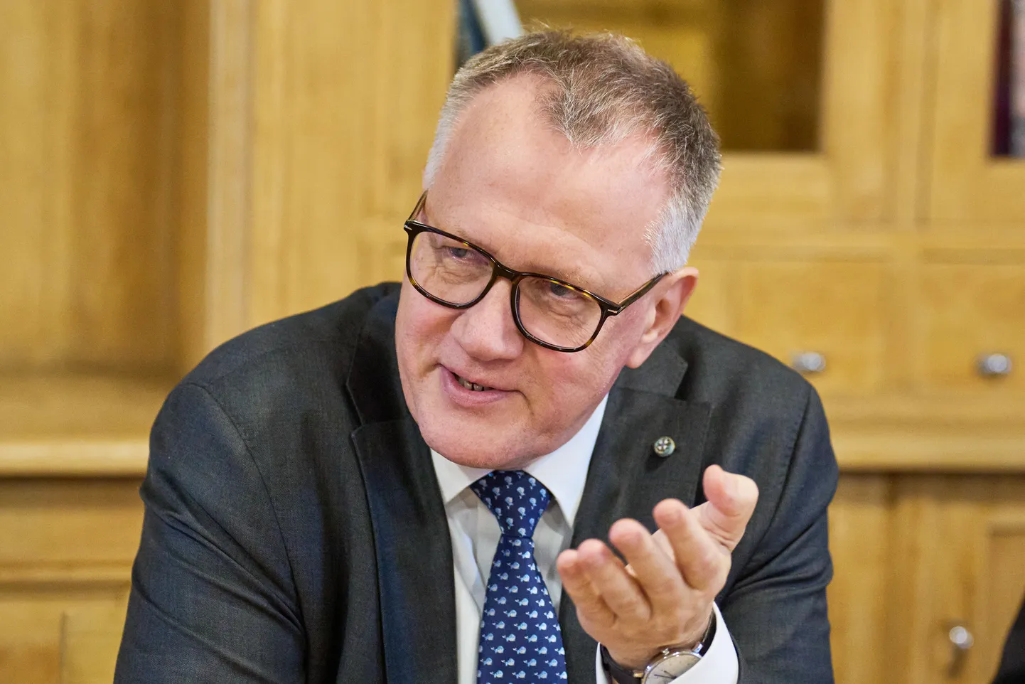 Finanšu ministrs Arvils Ašeradens
