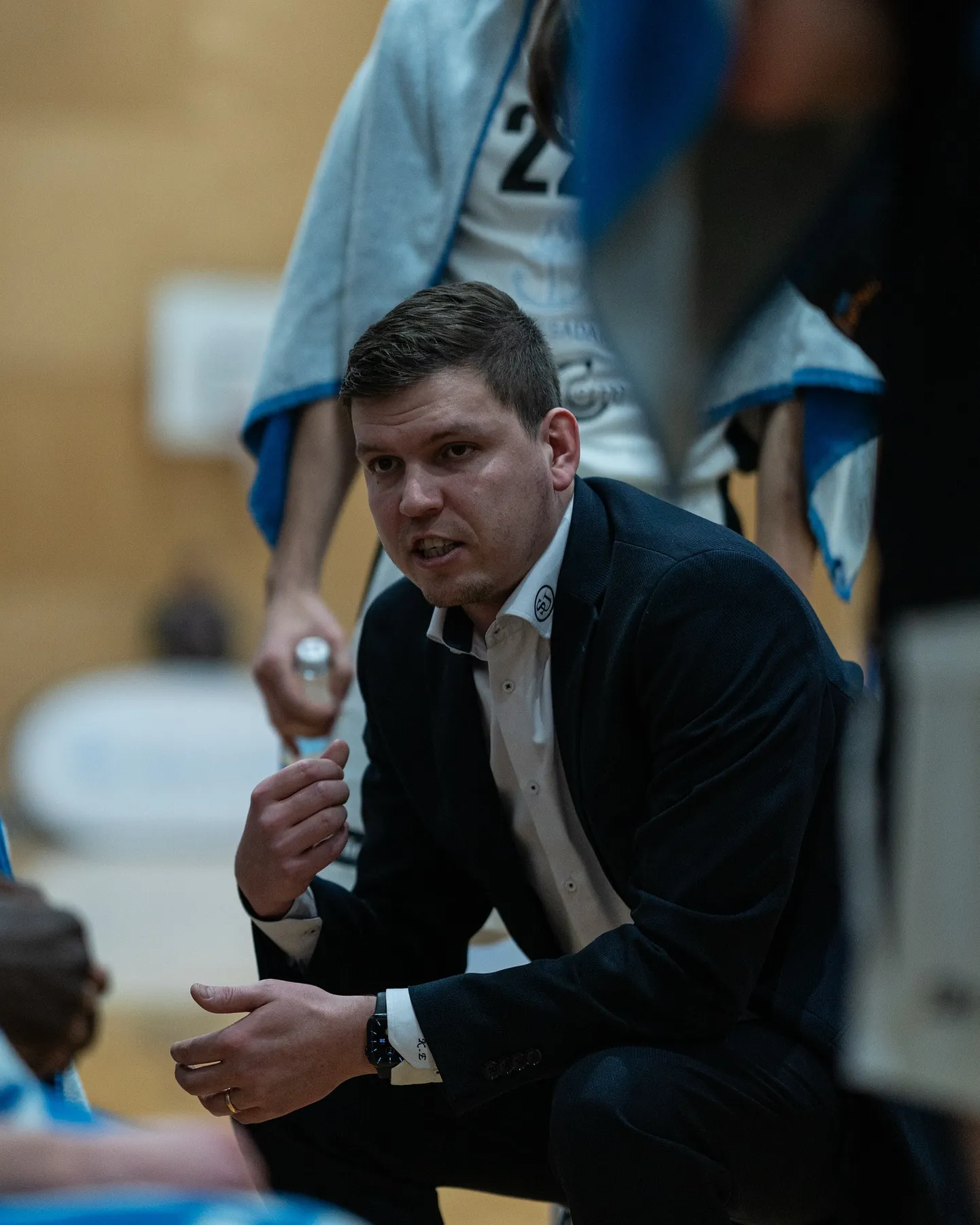 Pärnu sadama korvpallimeeskonna peatreener Kristjan Evart.