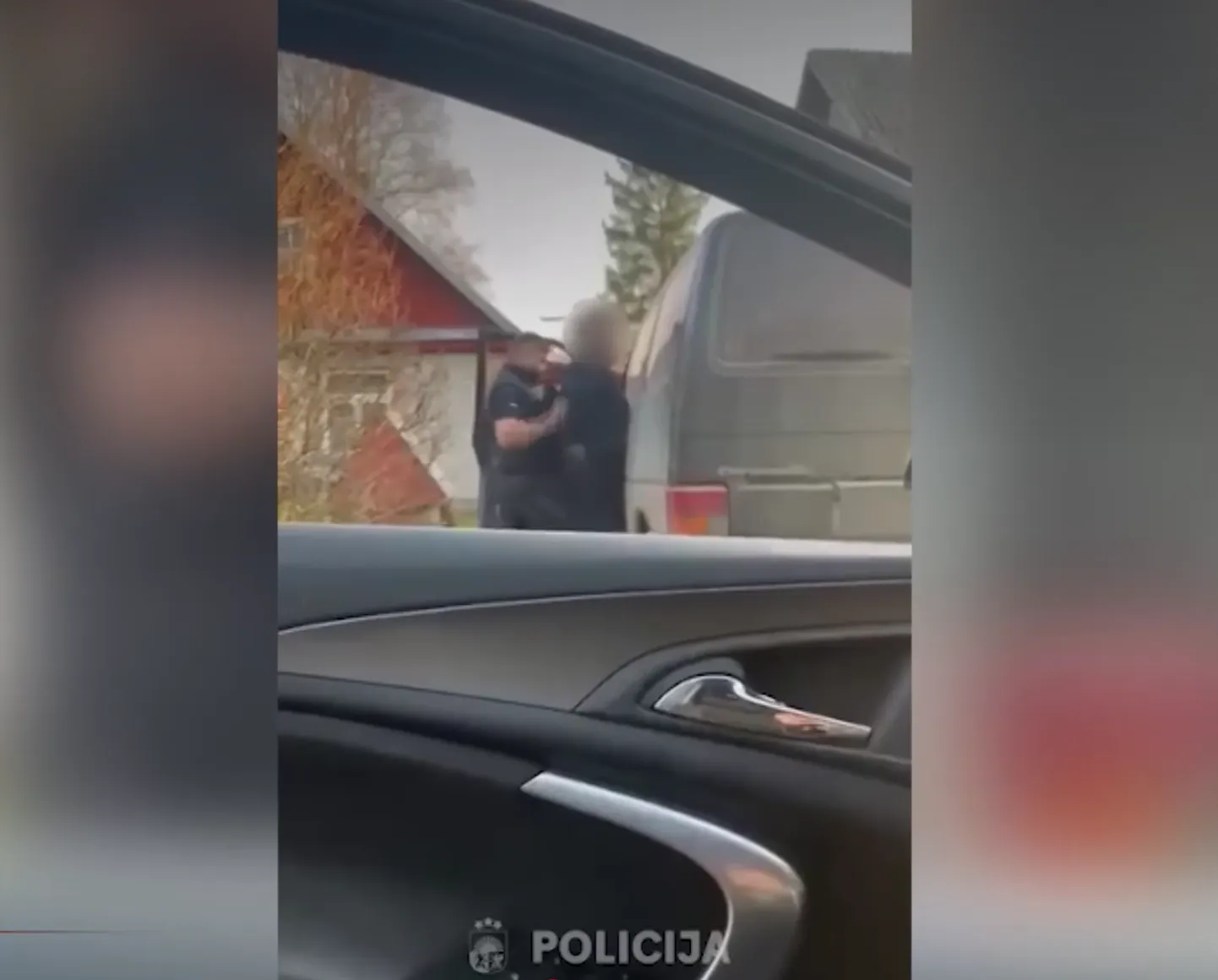 Задержание угонщика