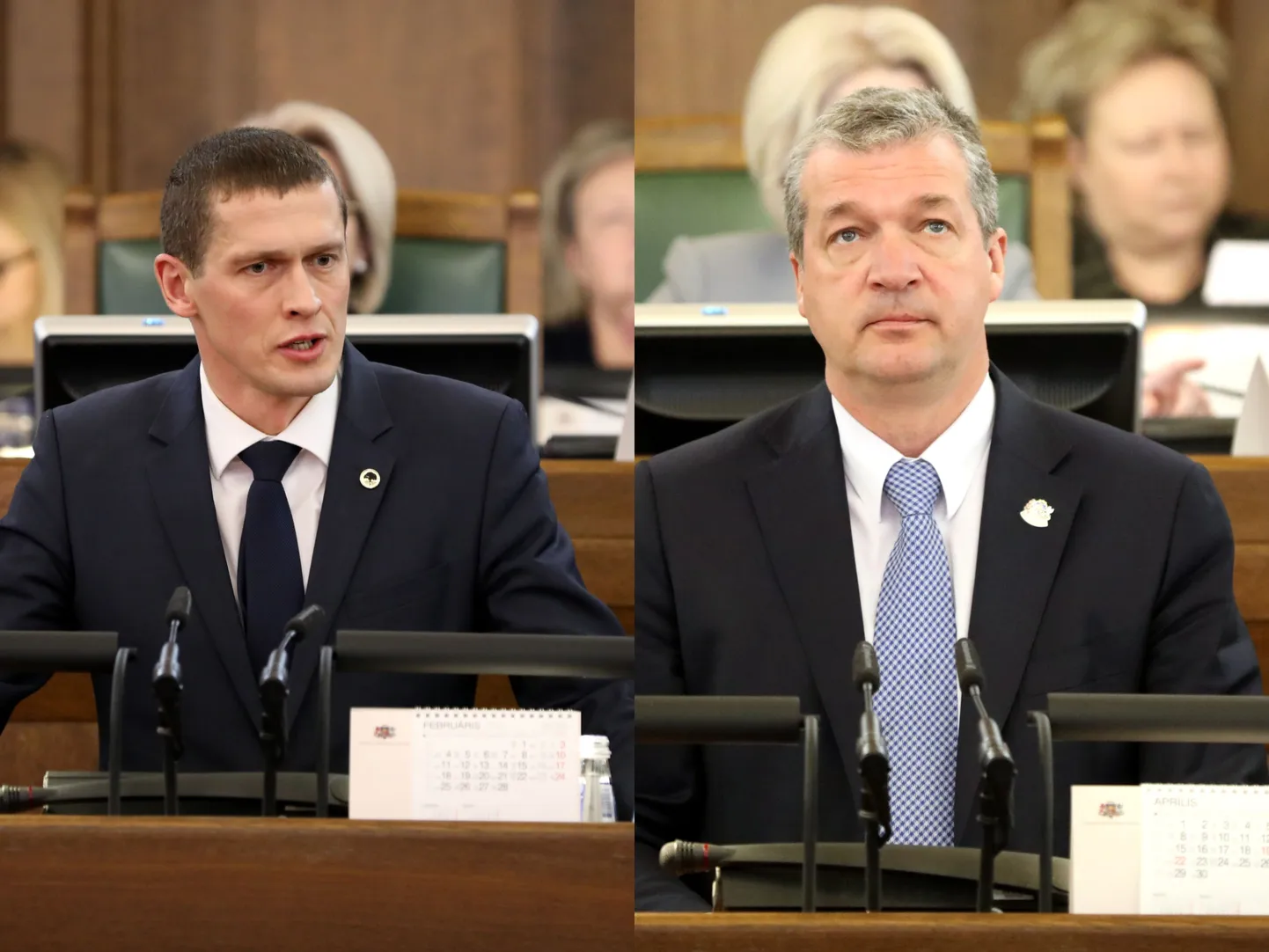 Юрис Юрашс и Атис Закатистов.