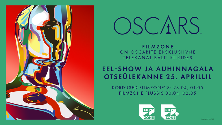 Oscarite jagamist ja gala eel-show'd näevad eestlased 25. aprillil Filmzone'i vahendusel