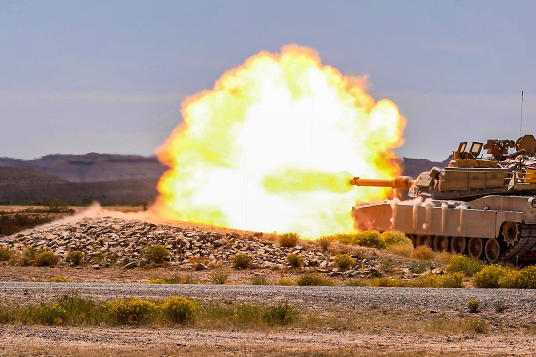 Abrams M1A2 õppustel New Mexicos.