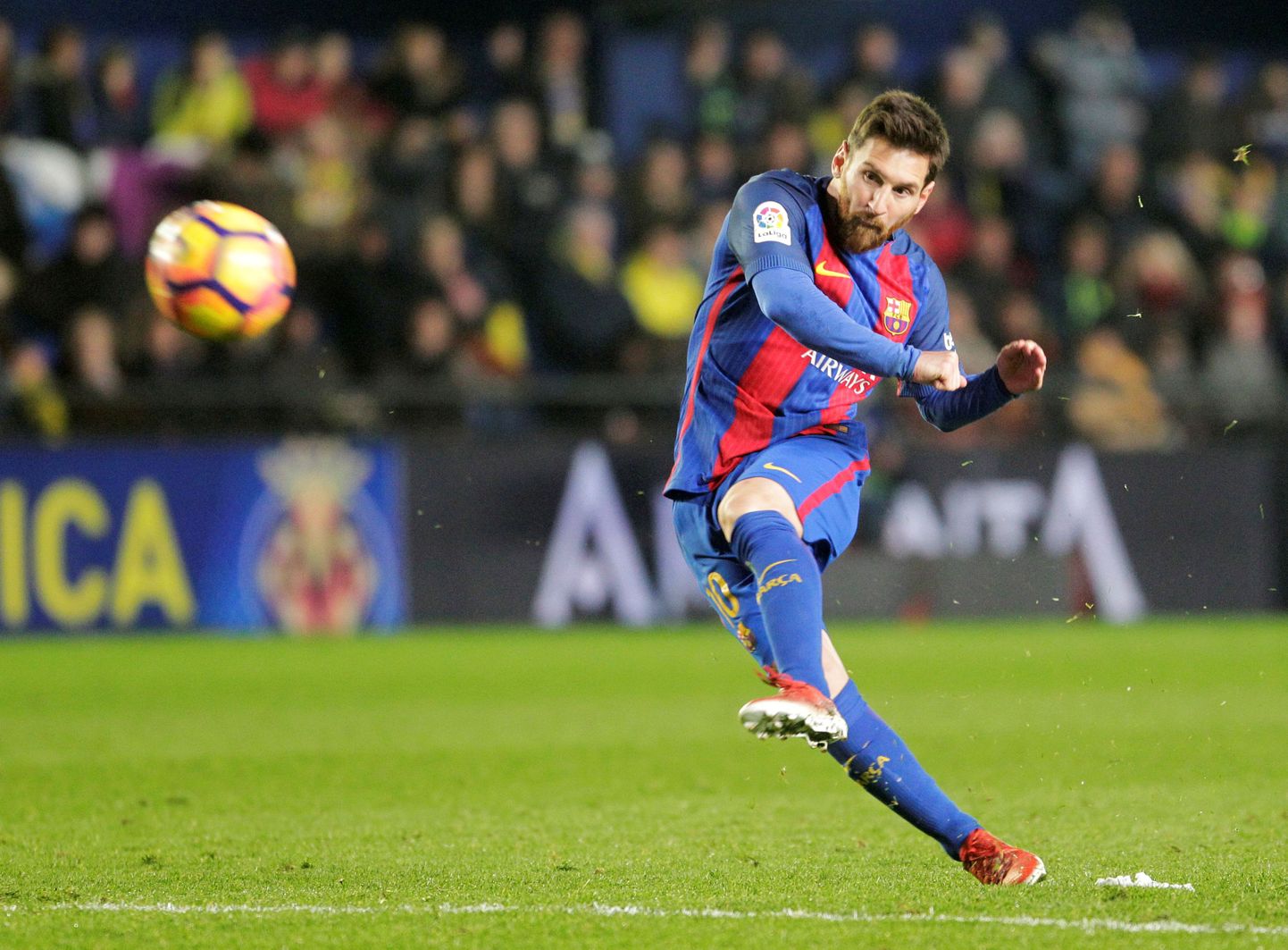 Lionel Messi mängus Villarrealiga.