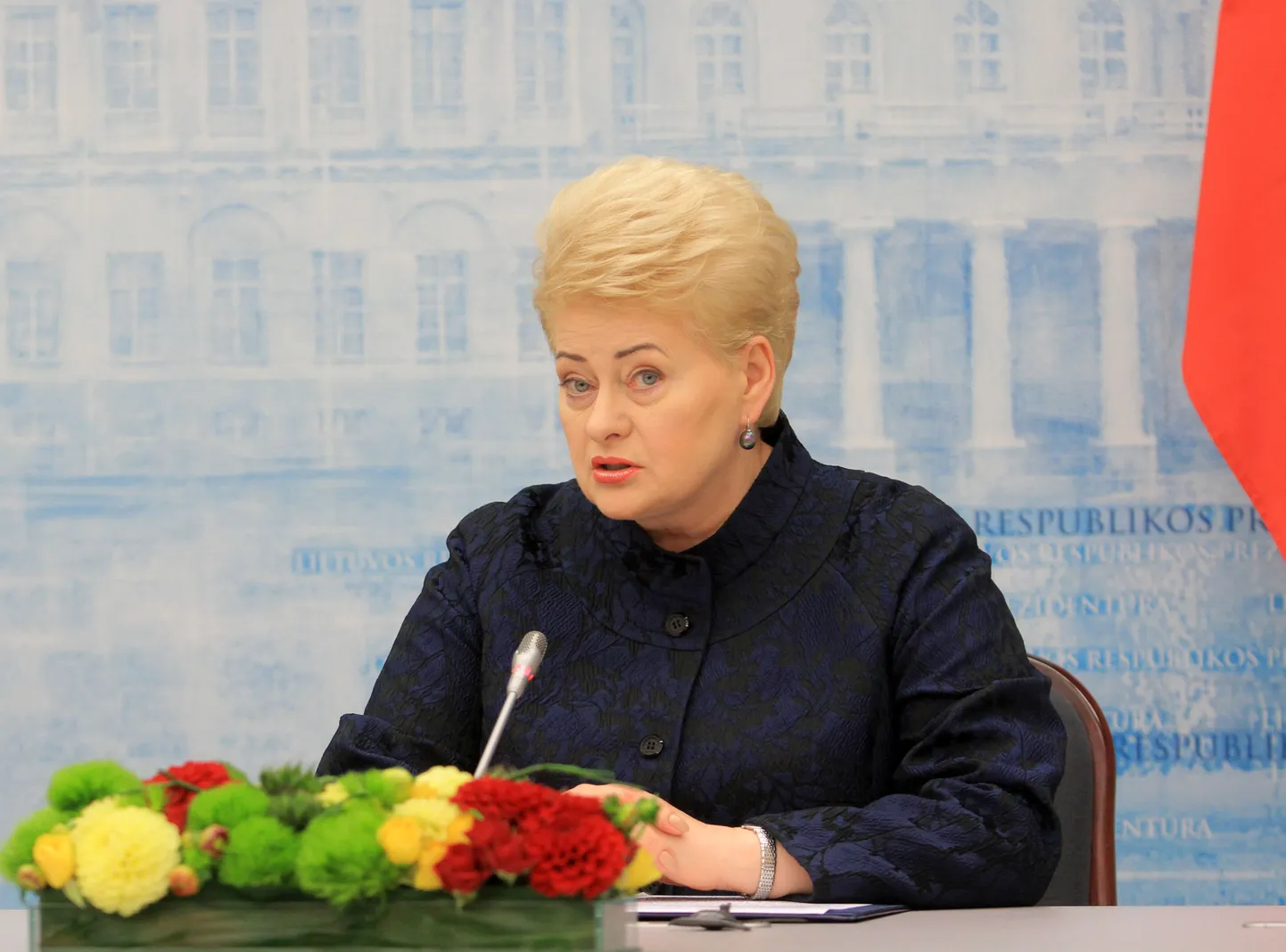 Leedu president Dalia Grybauskaitė.