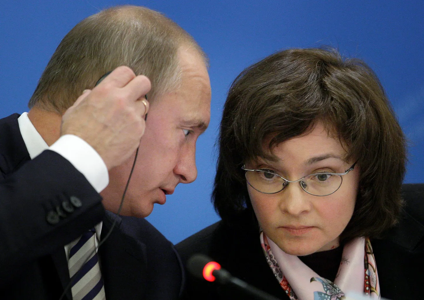 Vladimir Putin ja Elvira Nabiullina