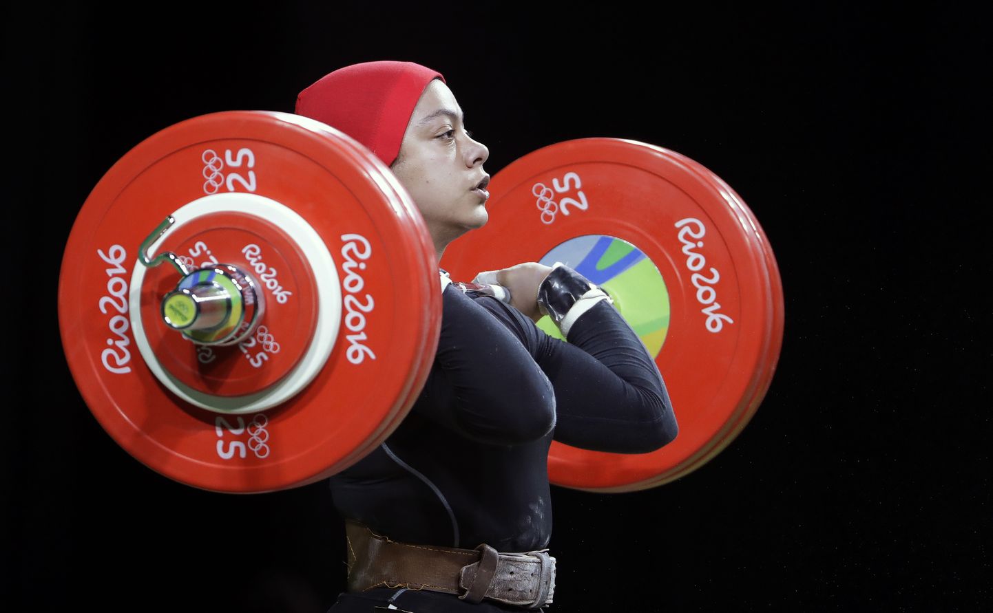 Egiptlanna Sara Ahmed võitis 2016. aastal Rio mängudel kehakaalus kuni 69 kg pronksmedali.