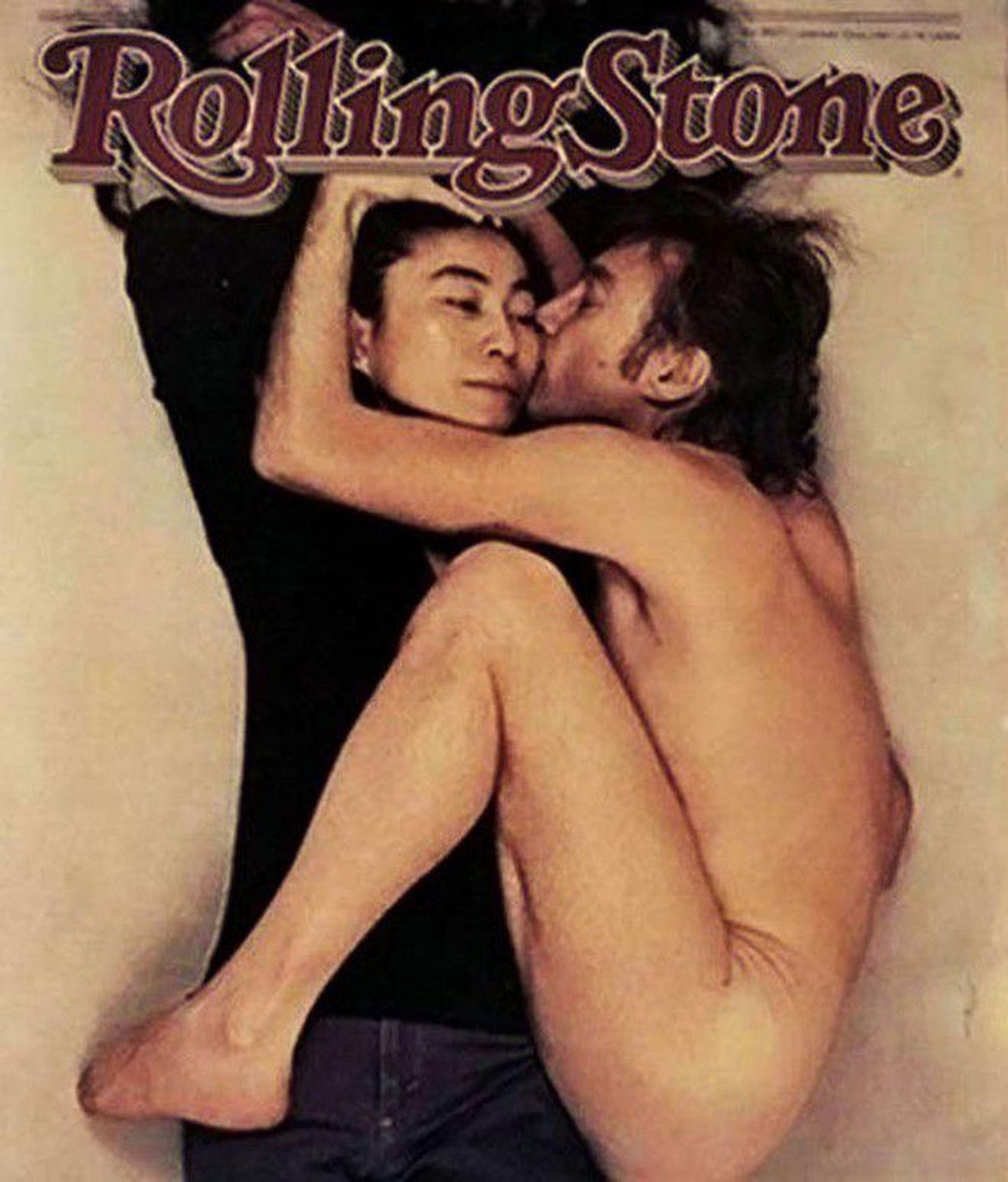 Yoko Ono ja John Lennon ajakirja «Rolling Stone» kaanel.