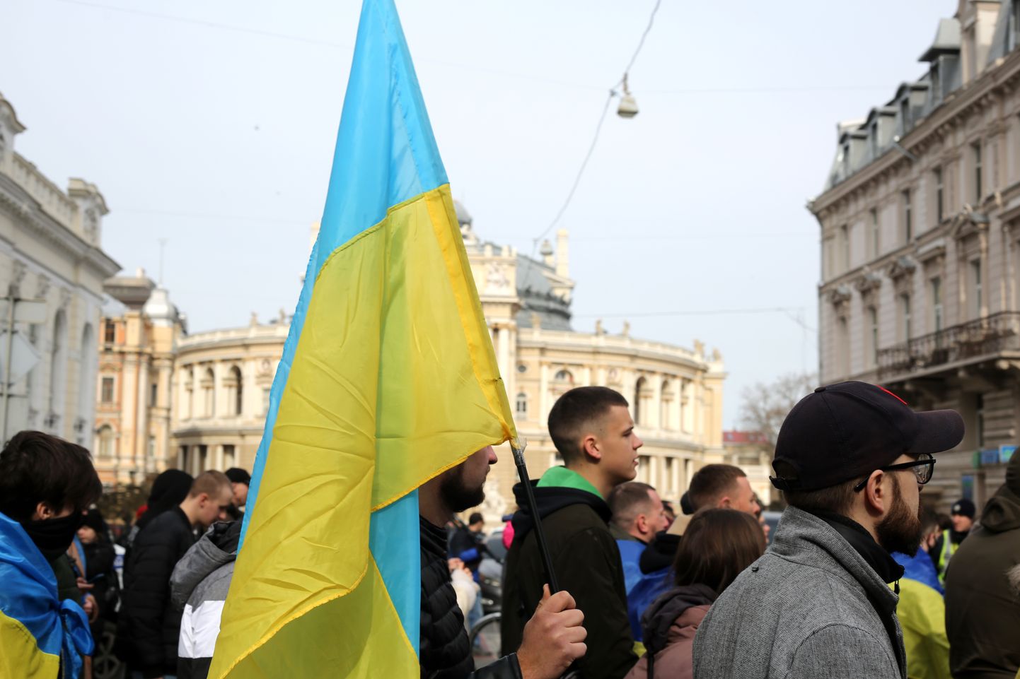 Ilustratīvs attēls. Ukrainas karogs.