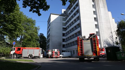 Фото: В спа-центре Estonia горела вентиляция, людей эвакуировали