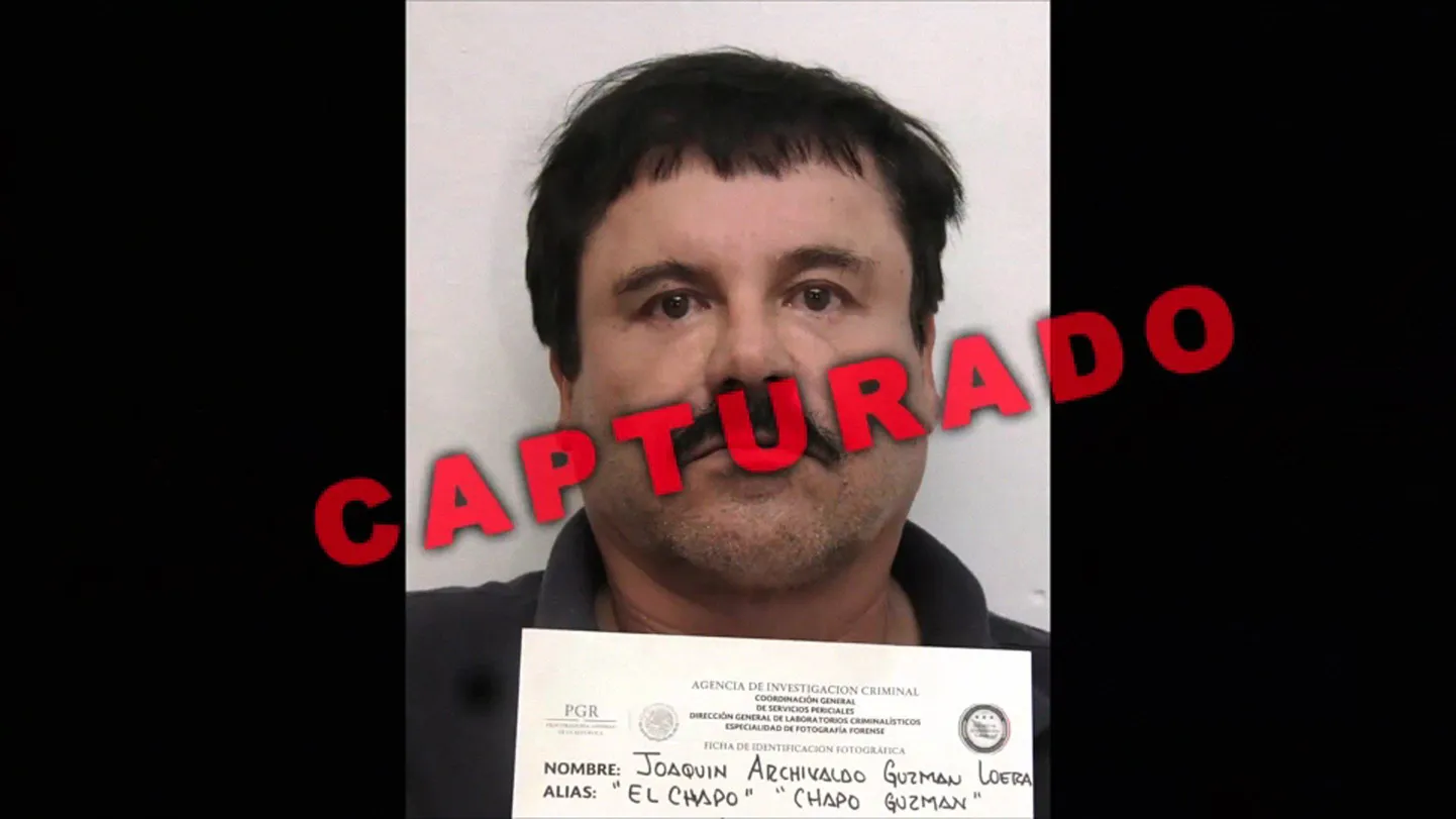 Pilt, millega avaldati 2016. aastal teade El Chapo tabamisest.