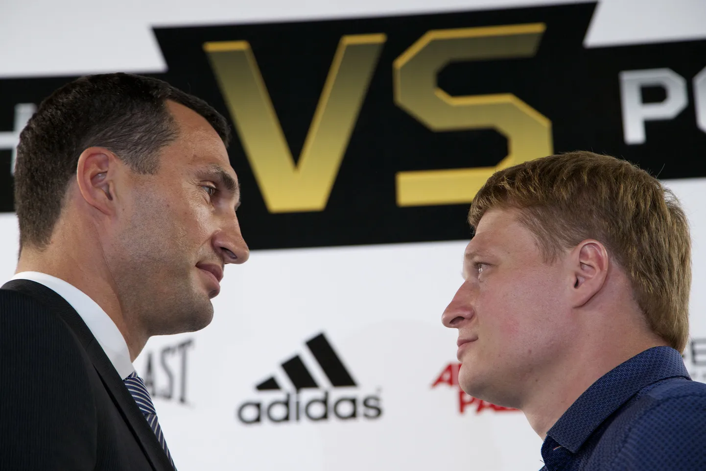 Vladimir Klitško (vasakul) ja Aleksandr Povetkin