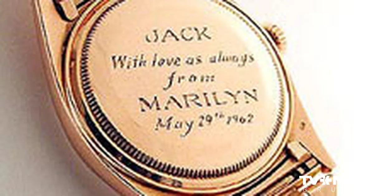Jfk rolex marilyn monroe sale