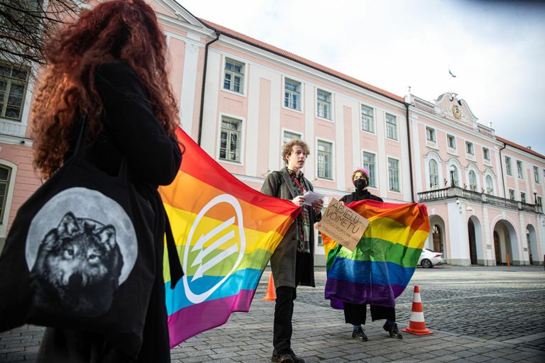 LGBT meeleavaldus «Abieluvõrdsuse tõhustusdoos» 2021. aastal Tallinnas