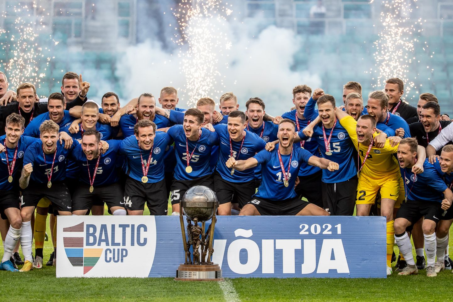 Eesti koondis Balti turniiri võitjana.